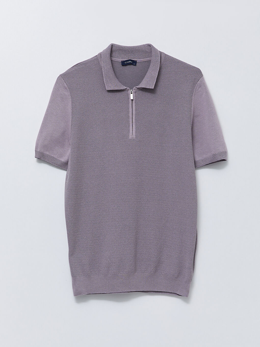 SOUTHBLUE Polo Neck Short Sleeve Men's Knitwear Sweater -S2IK74Z8-FZQ