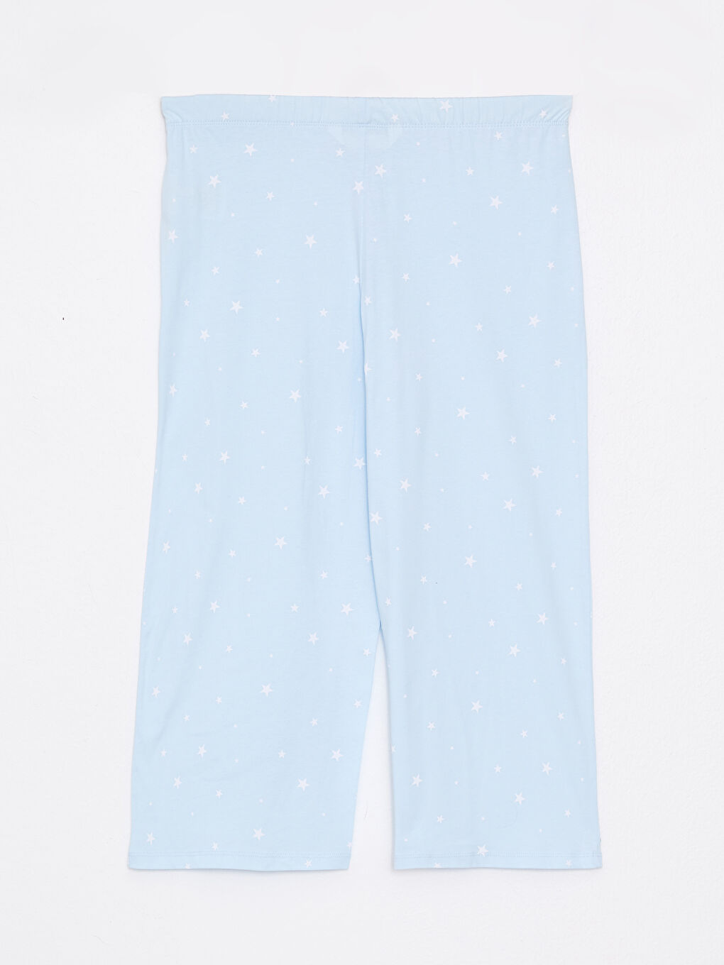 Crew Neck Printed Short Sleeve Cotton Women's Pajama Set-9