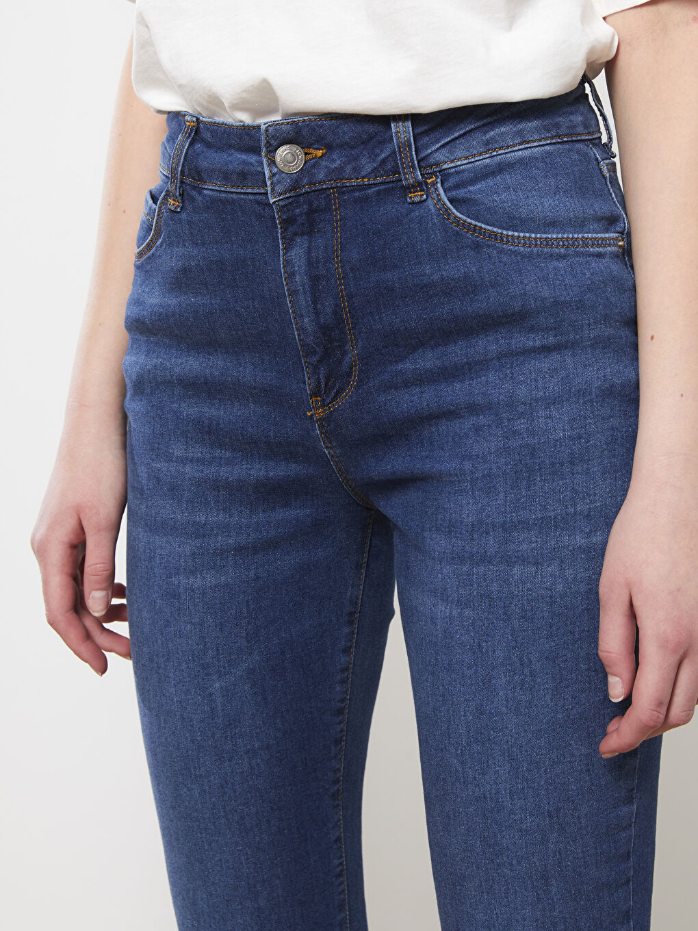 Mars Flare Regular Pocket Detailed Women's Denim Trousers-3