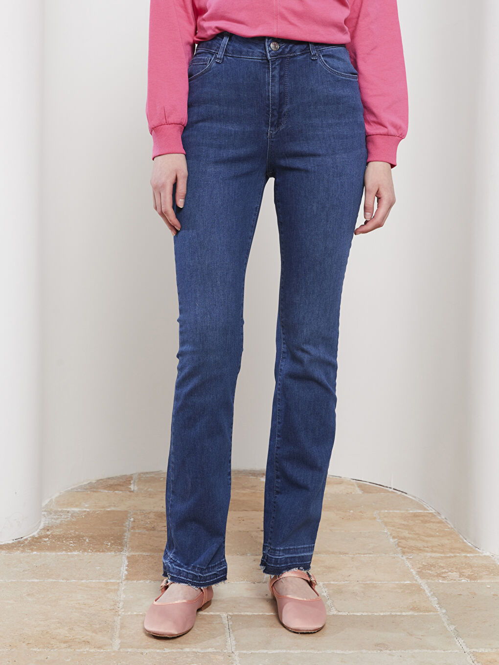 Mercury Skinny Fit Women's Rodeo Jean Pants with Pocket Detail-2