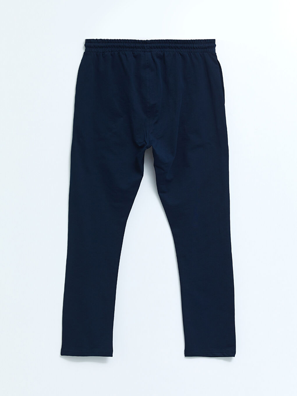 Lacivert Dar Kalıp Erkek Eşofman Altı-6