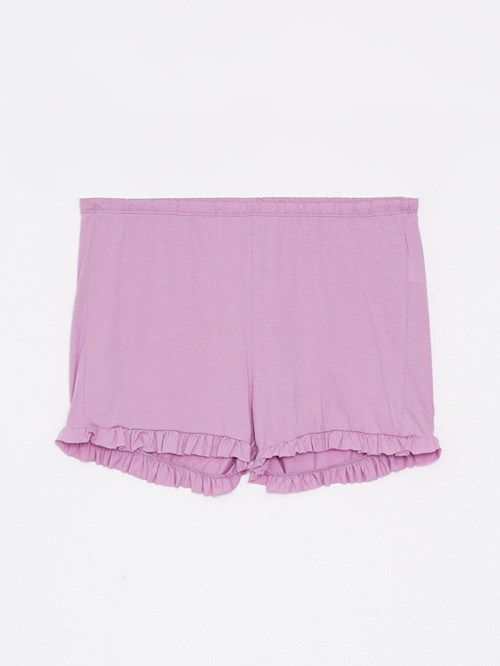 Women's V-Neck Pajama Set with Straight Shorts -S2IM22Z8-GEG