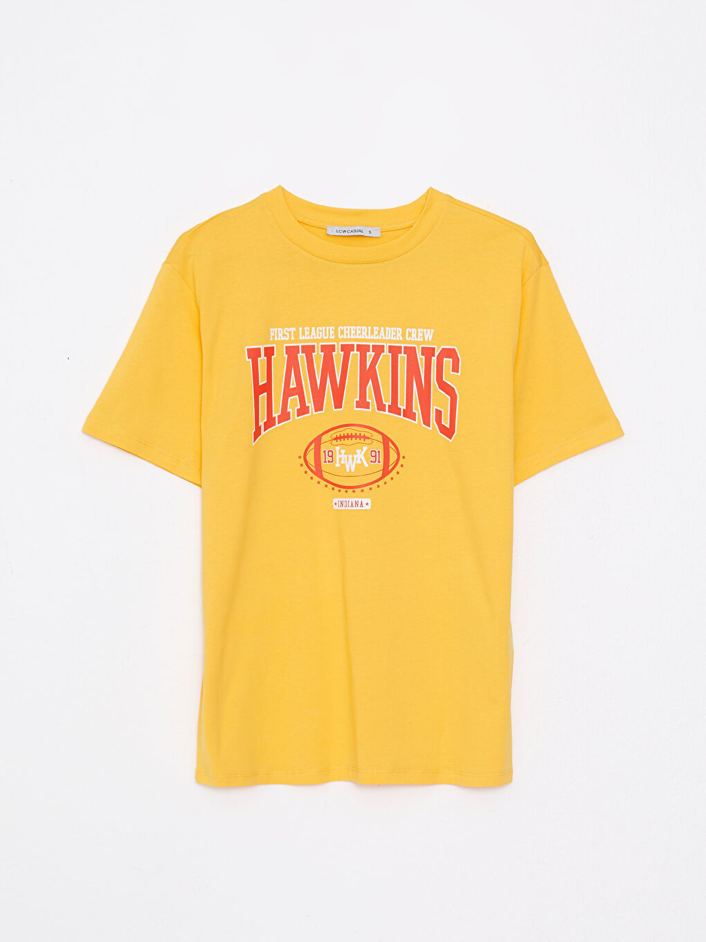 LC Waikiki Crew Neck Printed Short Sleeve Cotton Women's T-shirt -S2IM77Z8-GAU