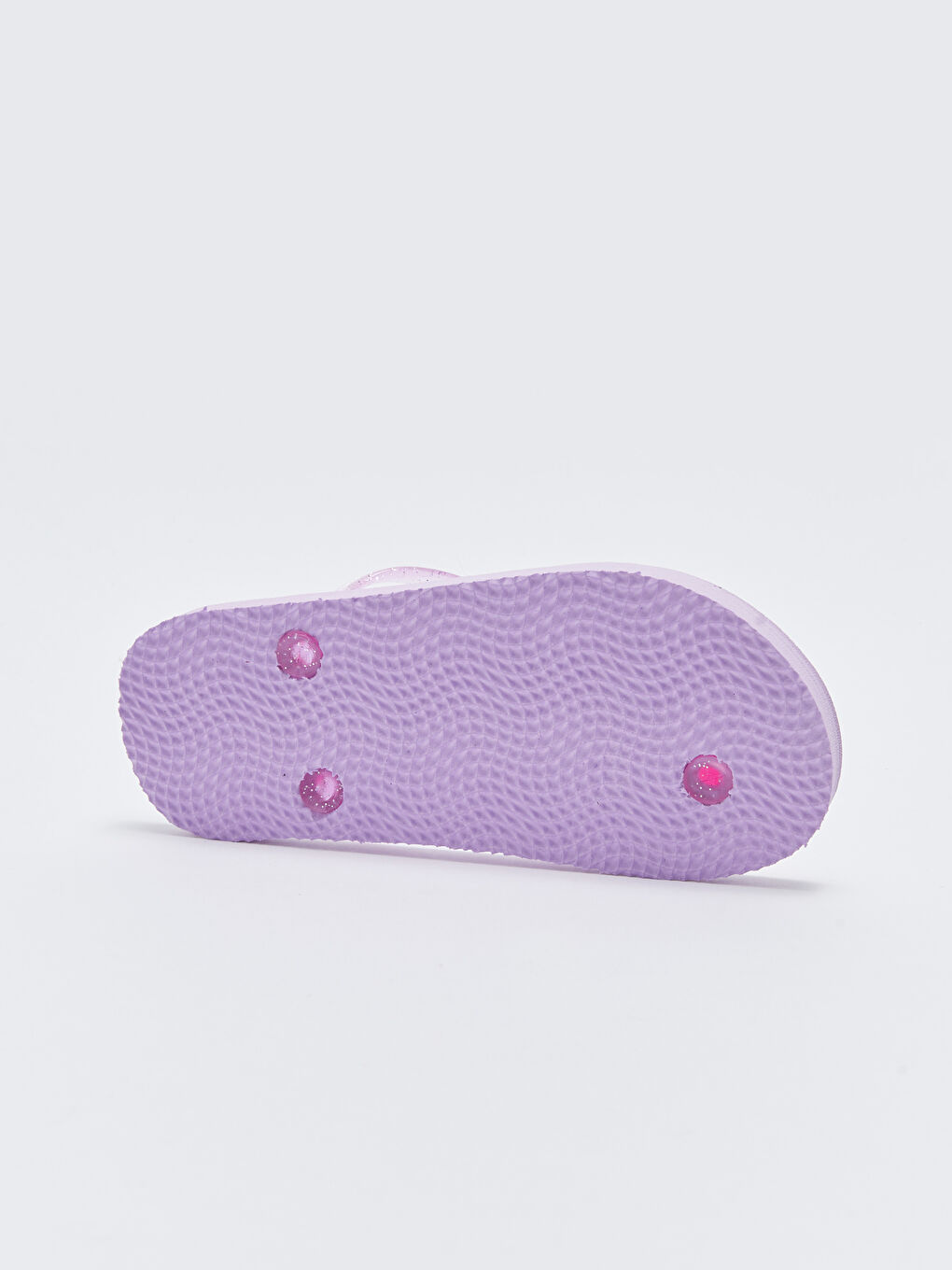 Turkuaz Baskılı Parmak Arası Kız Çocuk Plaj Terliği-3