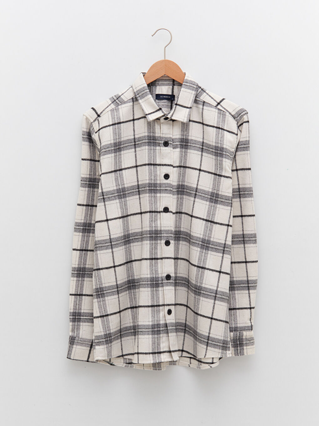 LCWAIKIKI Classic Regular Fit Long Sleeve Plaid Men's Shirt Jacket -S2IM99Z8-LLX