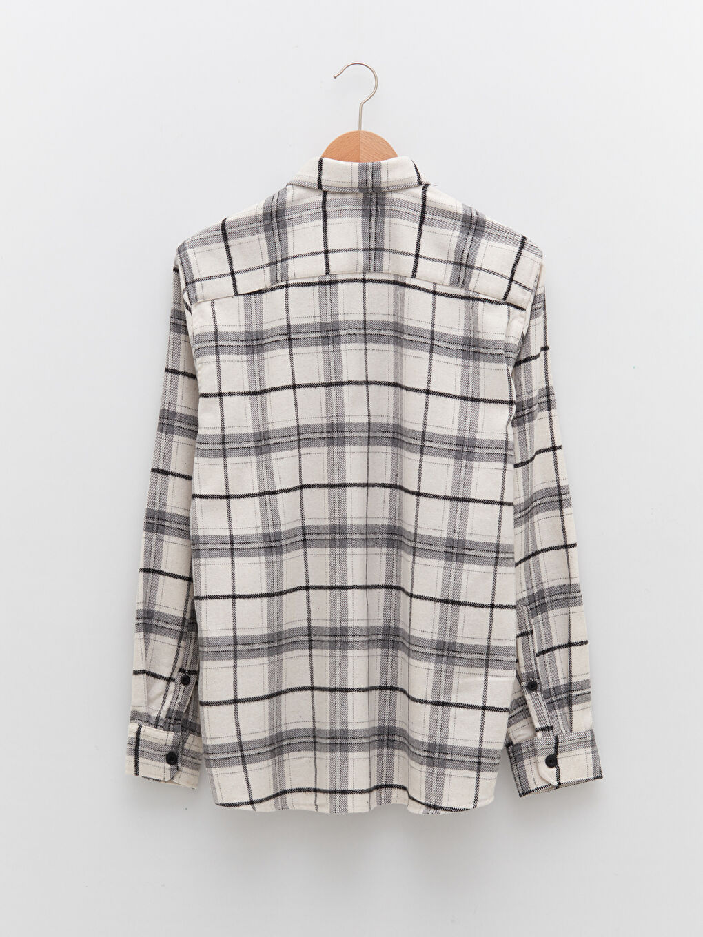 LCWAIKIKI Classic Regular Fit Long Sleeve Plaid Men's Shirt Jacket -S2IM99Z8-LLX