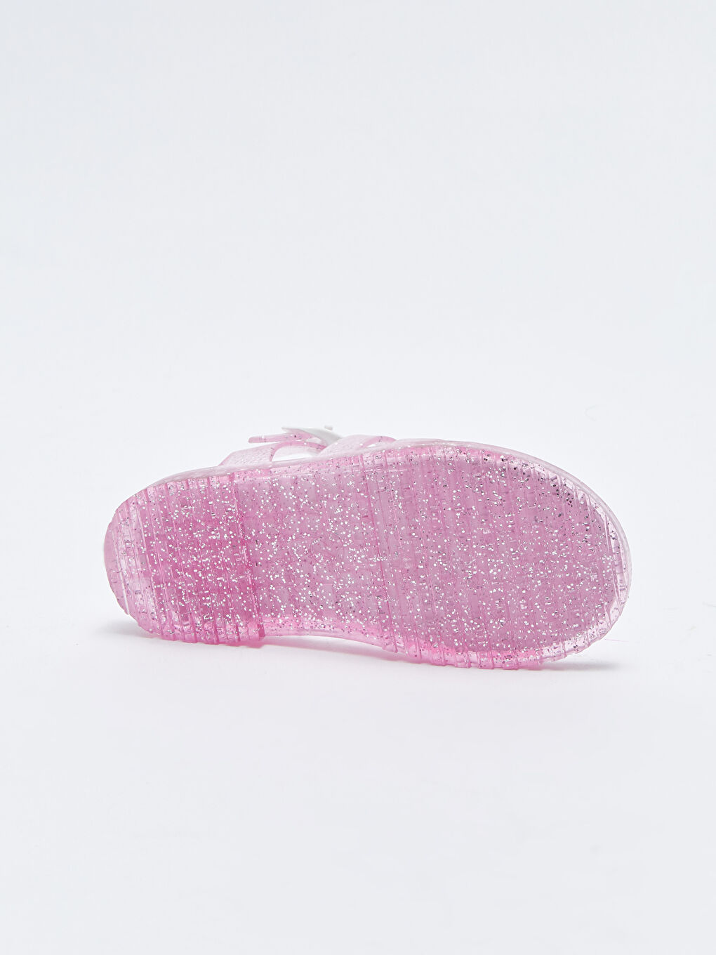 Pembe Saydam Bantlı Tokalı Kız Bebek Sandalet-3