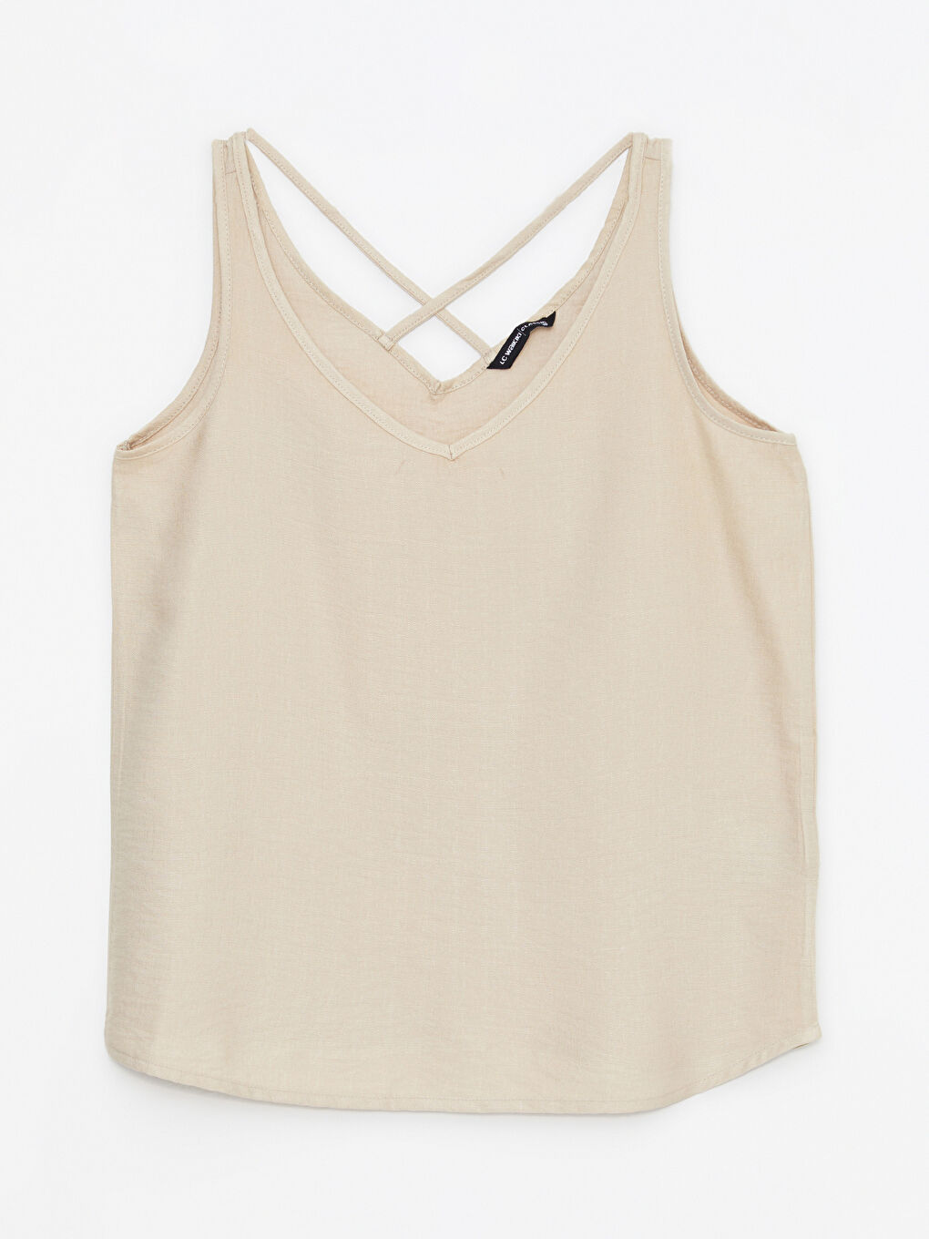 Women's V-Neck Straight Sleeveless Blouse-5