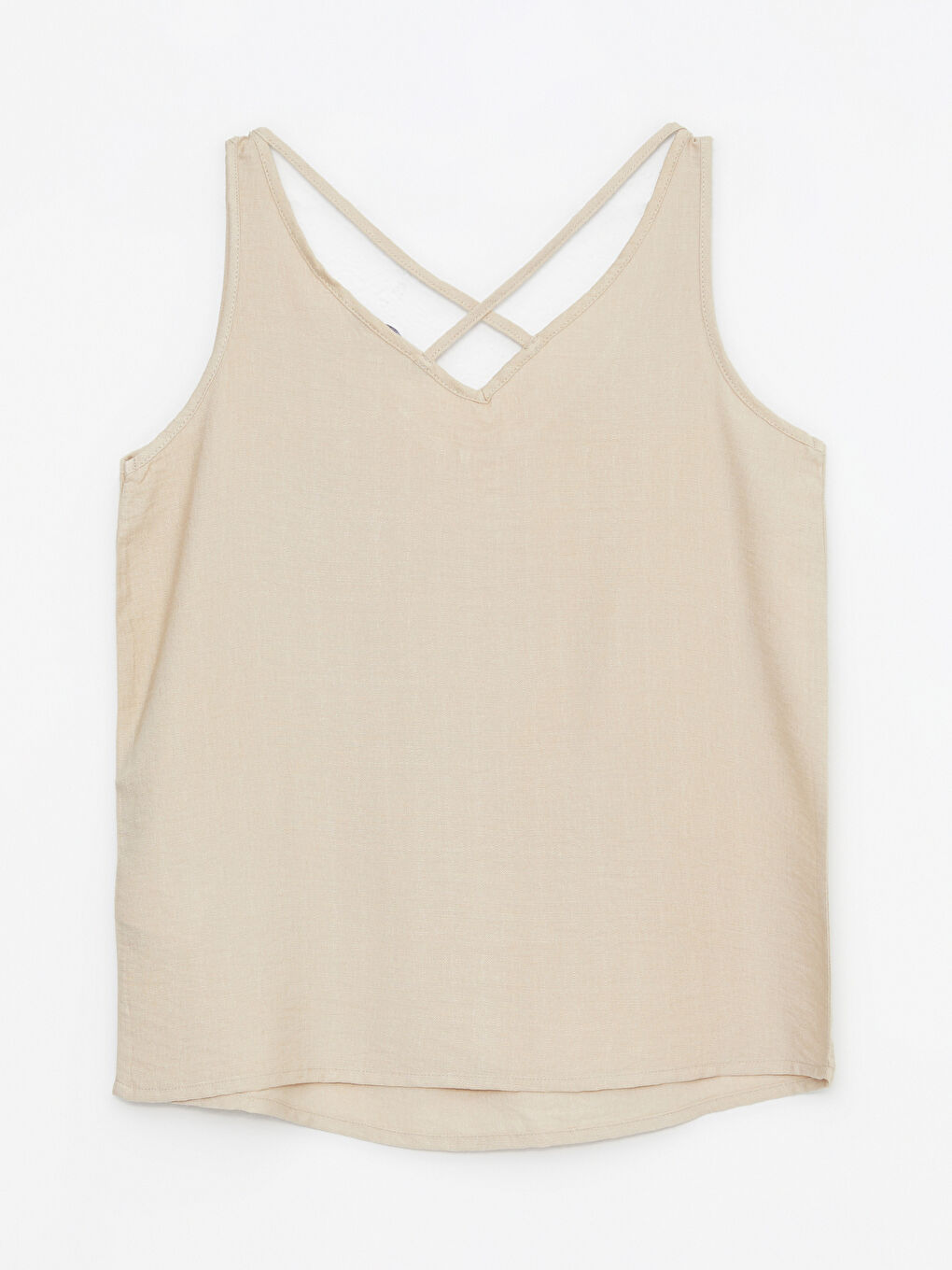 Women's V-Neck Straight Sleeveless Blouse-6