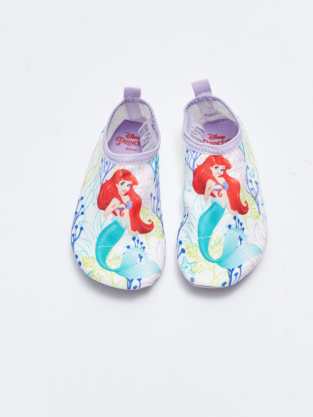Ariel Licensed Printed Baby Girl Sea Shoes-2