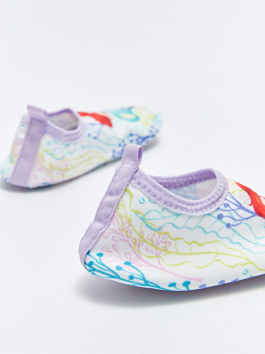 Ariel Licensed Printed Baby Girl Sea Shoes-4