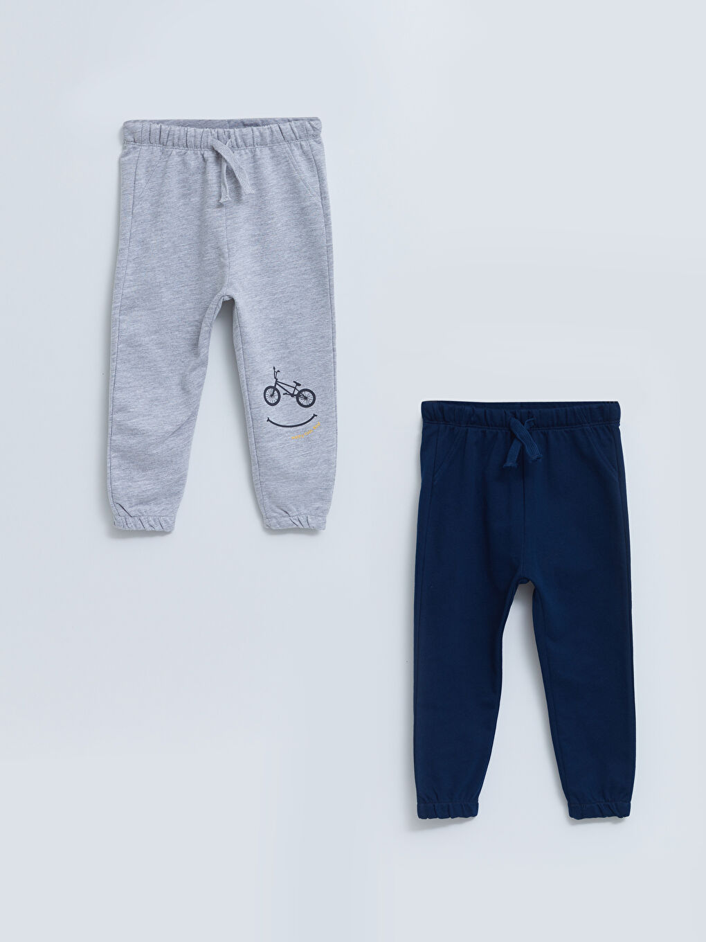 Beli Lastikli Erkek Bebek Eşofman Alt 2'li