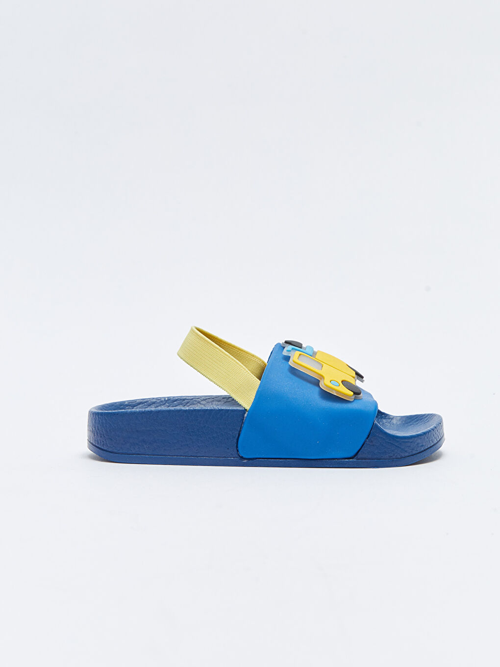 Mavi Işıklı Patchli Erkek Bebek Plaj Terliği-2