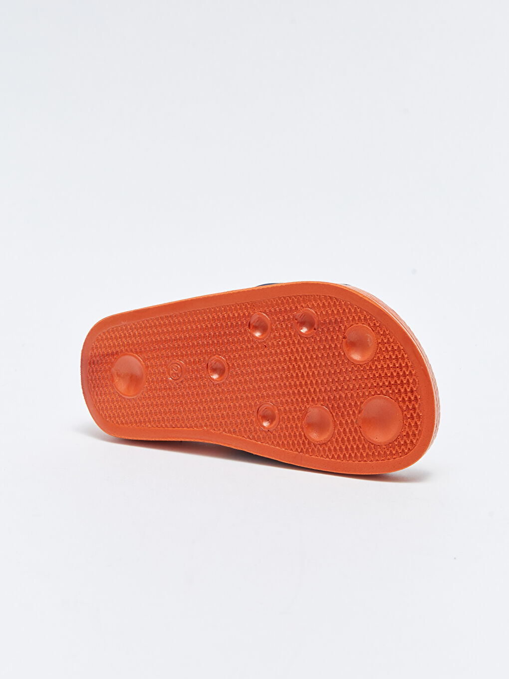 Lacivert Tek Bantlı Patch Detaylı Erkek Bebek Plaj Terliği-3