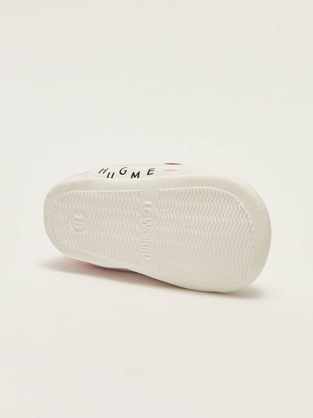 Beyaz Patch Detaylı Baskılı Kız Bebek İlk Adım Ayakkabısı-3