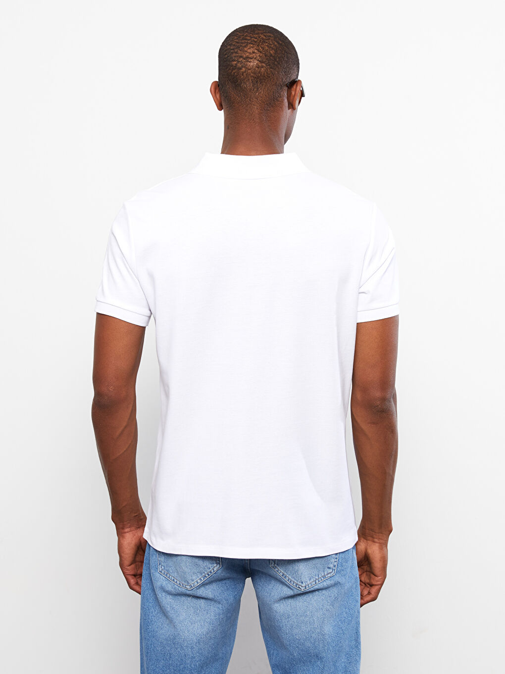 XSIDE Polo Neck Short Sleeve Embroidered Men's T-Shirt