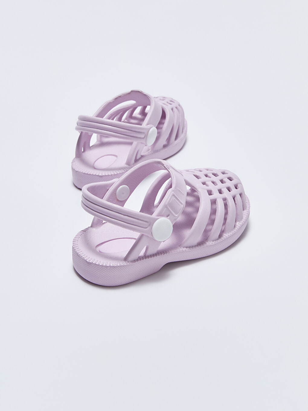 Flat Front Closed Baby Girl Beach Sandals-3