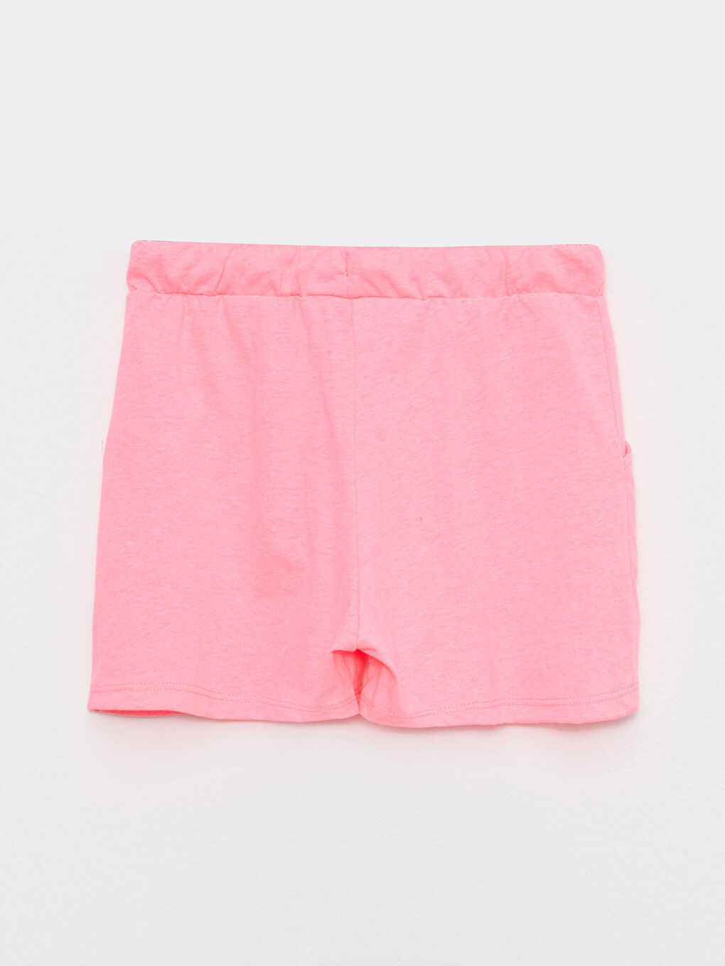 Elastic Waist Printed Girl's Shorts 2 Pieces-3