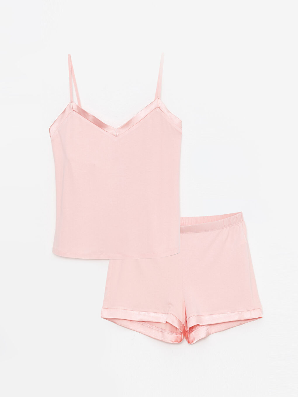 LCW DREAM Heart Collar Regular Strappy Women's Pajama Set -S2IR50Z8-G21