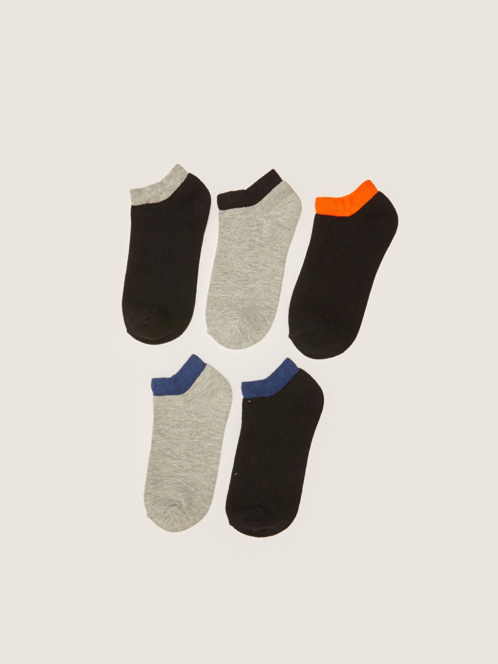 LC Waikiki Basic Boys' Trainer Socks 5 Pack -S2IS03Z4-K00