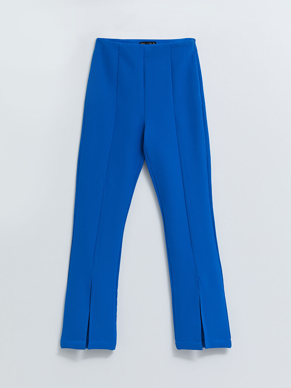 بنطلون للسيدات بخصر بسحاب وقصة ضيقة مستقيمة بتفصيلة شق-5