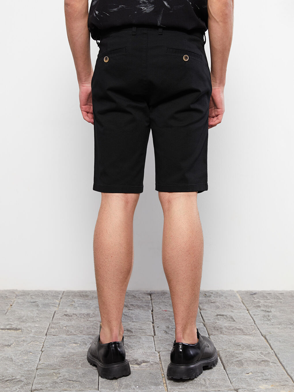 Slim Fit Gabardine Men's Shorts -S2IS62Z8-RQL