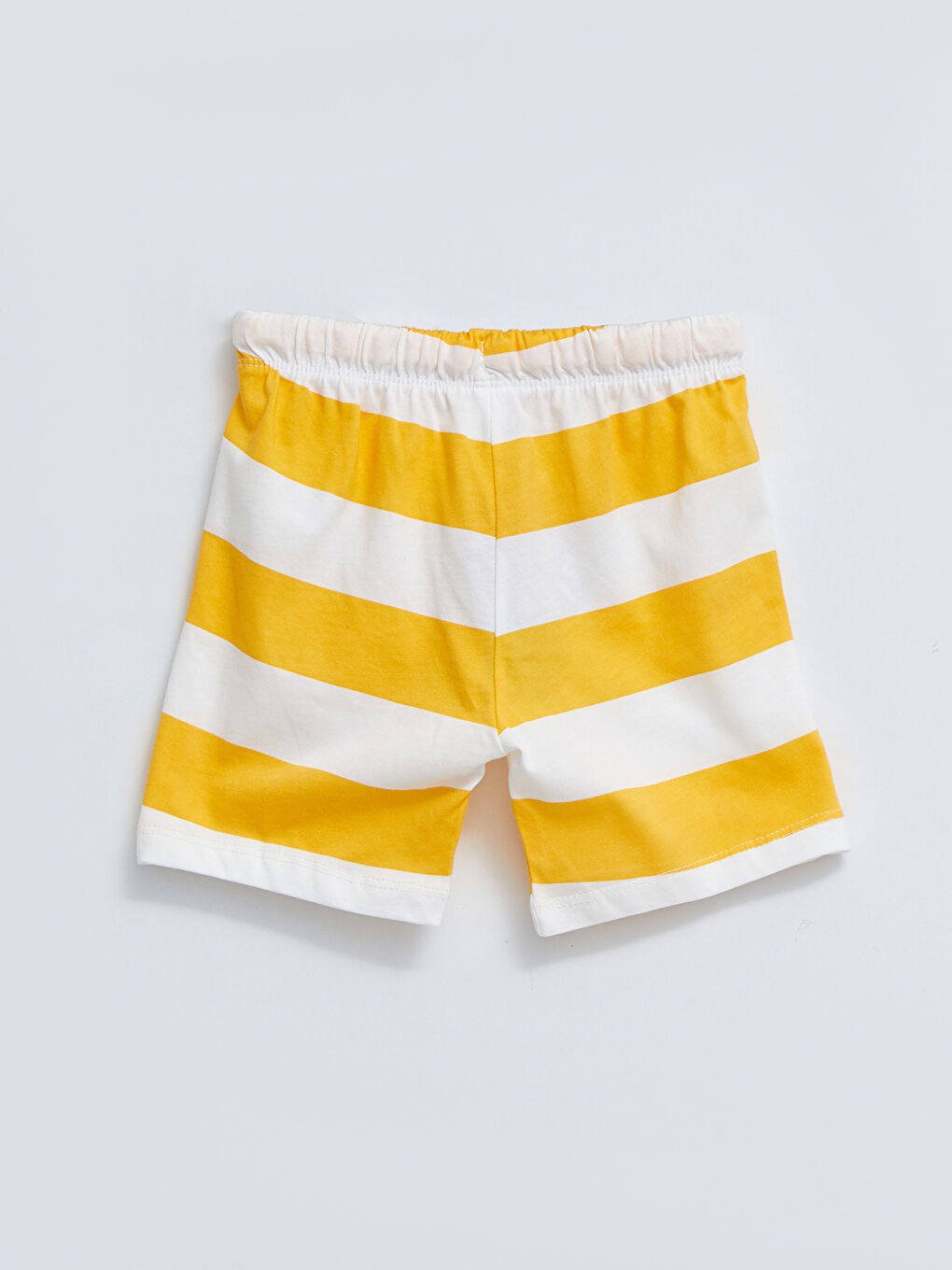 Elasticated Waist Cotton Baby Boys' Shorts 2 Pack-4