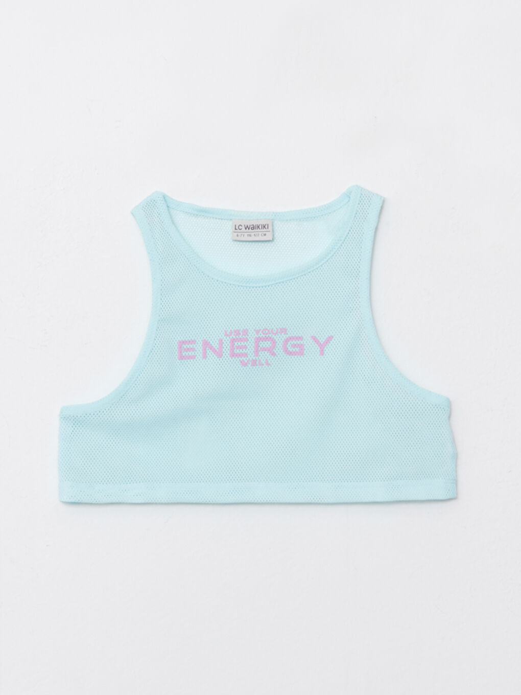Crew Neck Girls Athlete and Mesh Top -S2IS84Z4-FRC