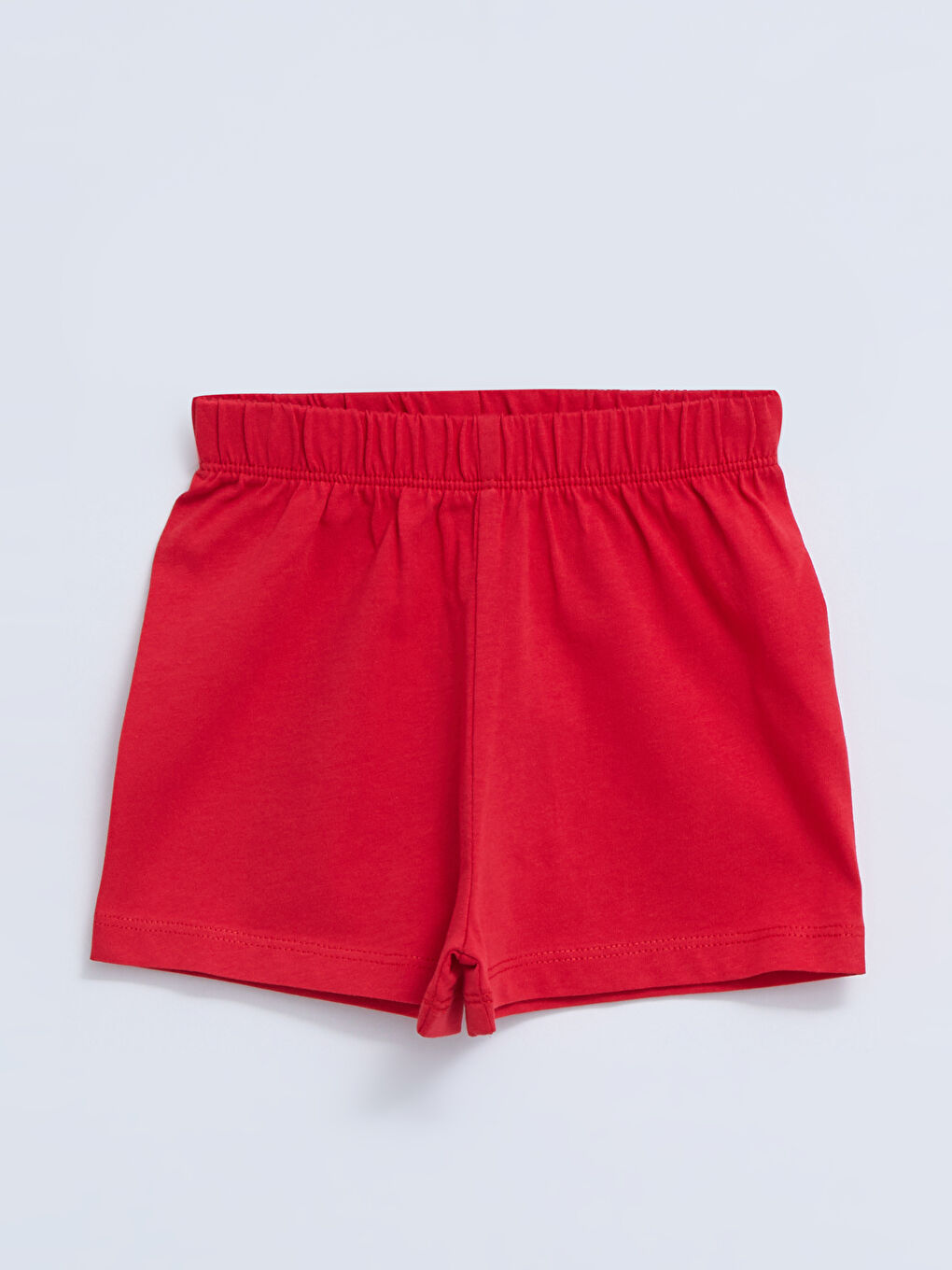 Elastic Waist Cotton Baby Girl Shorts 2 Pieces-2