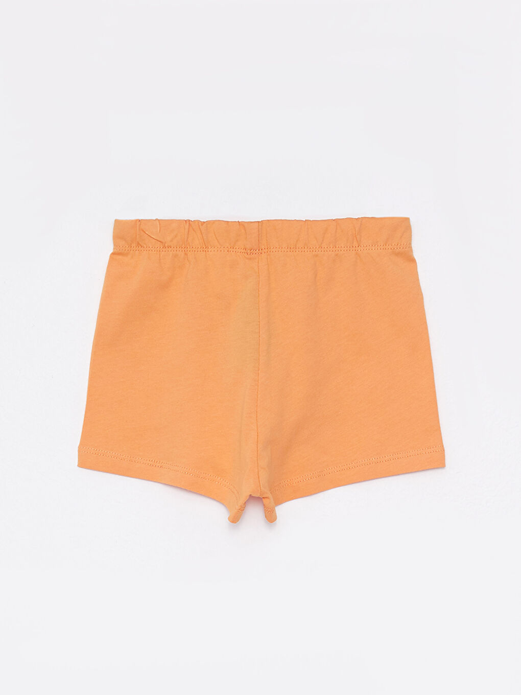 Elastic Waist Printed Cotton Baby Girl Shorts 2 Pieces-2