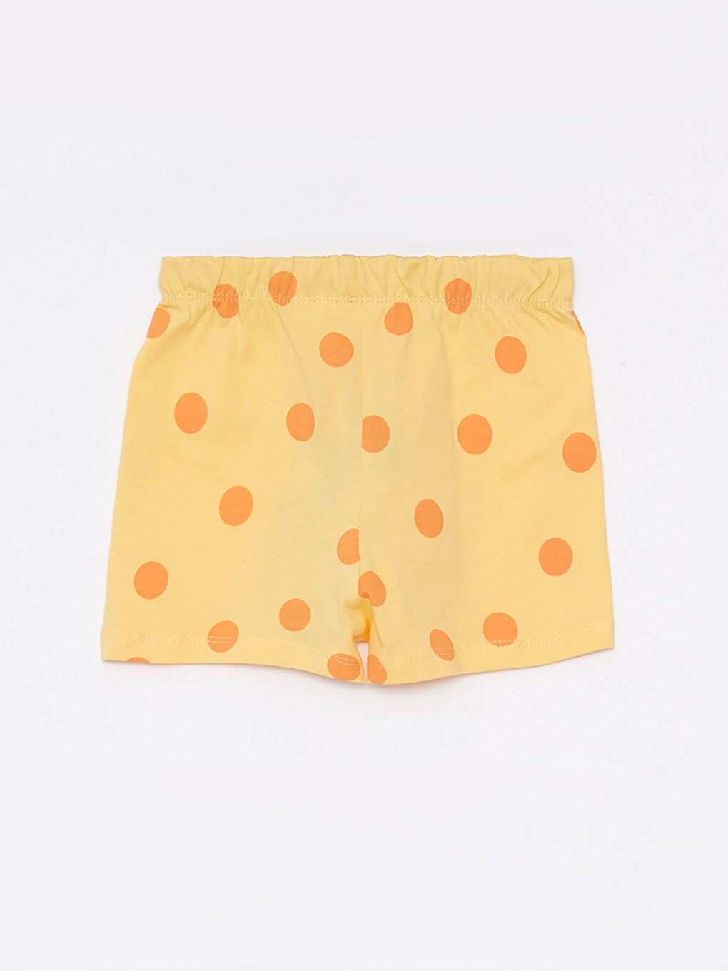 Elastic Waist Printed Cotton Baby Girl Shorts 2 Pieces-4