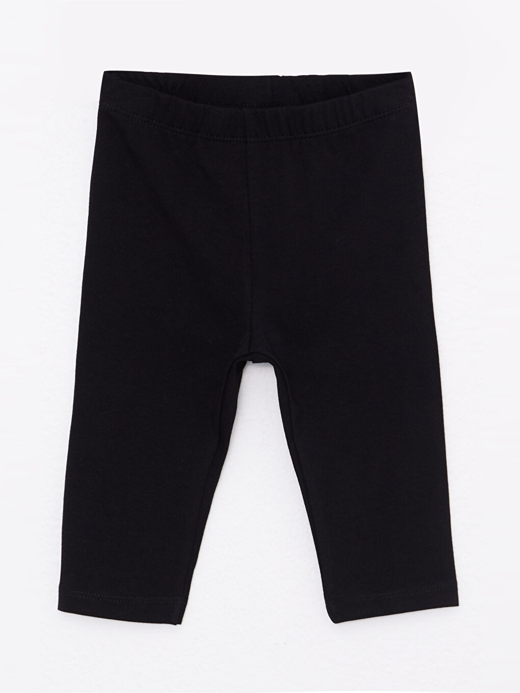 Beyaz Bisiklet Yaka Kısa Kollu Baskılı Pamuklu Kız Bebek Tişört ve Tayt 2'li Takım-3