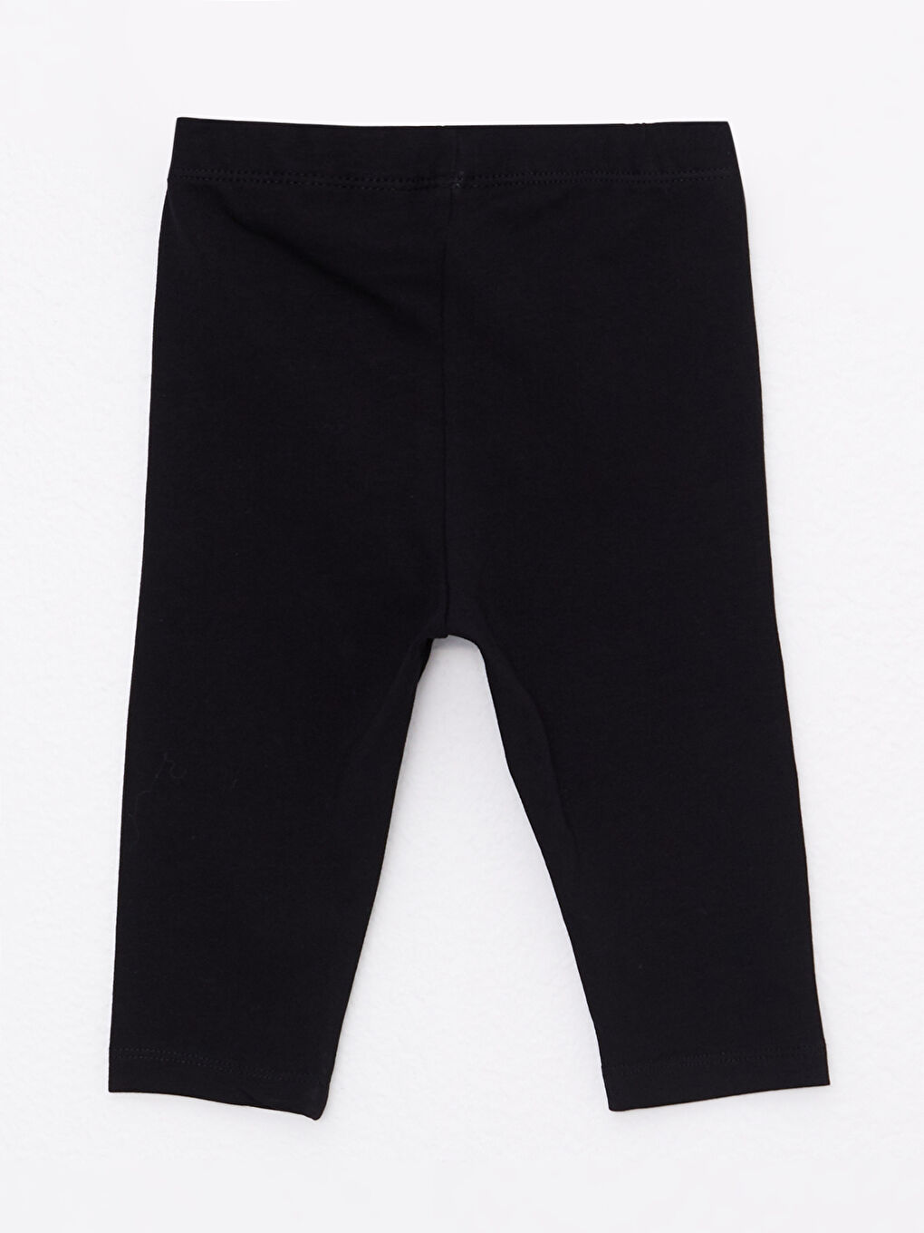 Beyaz Bisiklet Yaka Kısa Kollu Baskılı Pamuklu Kız Bebek Tişört ve Tayt 2'li Takım-4