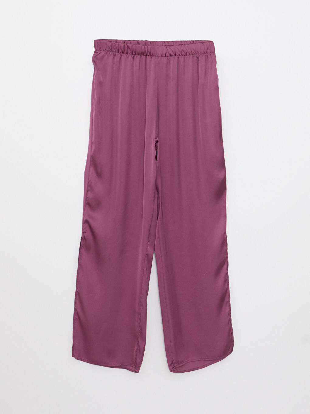 LCW DREAM V Neck Plain Short Sleeve Satin Women's Pyjama Set -S2IT34Z8-H7Z