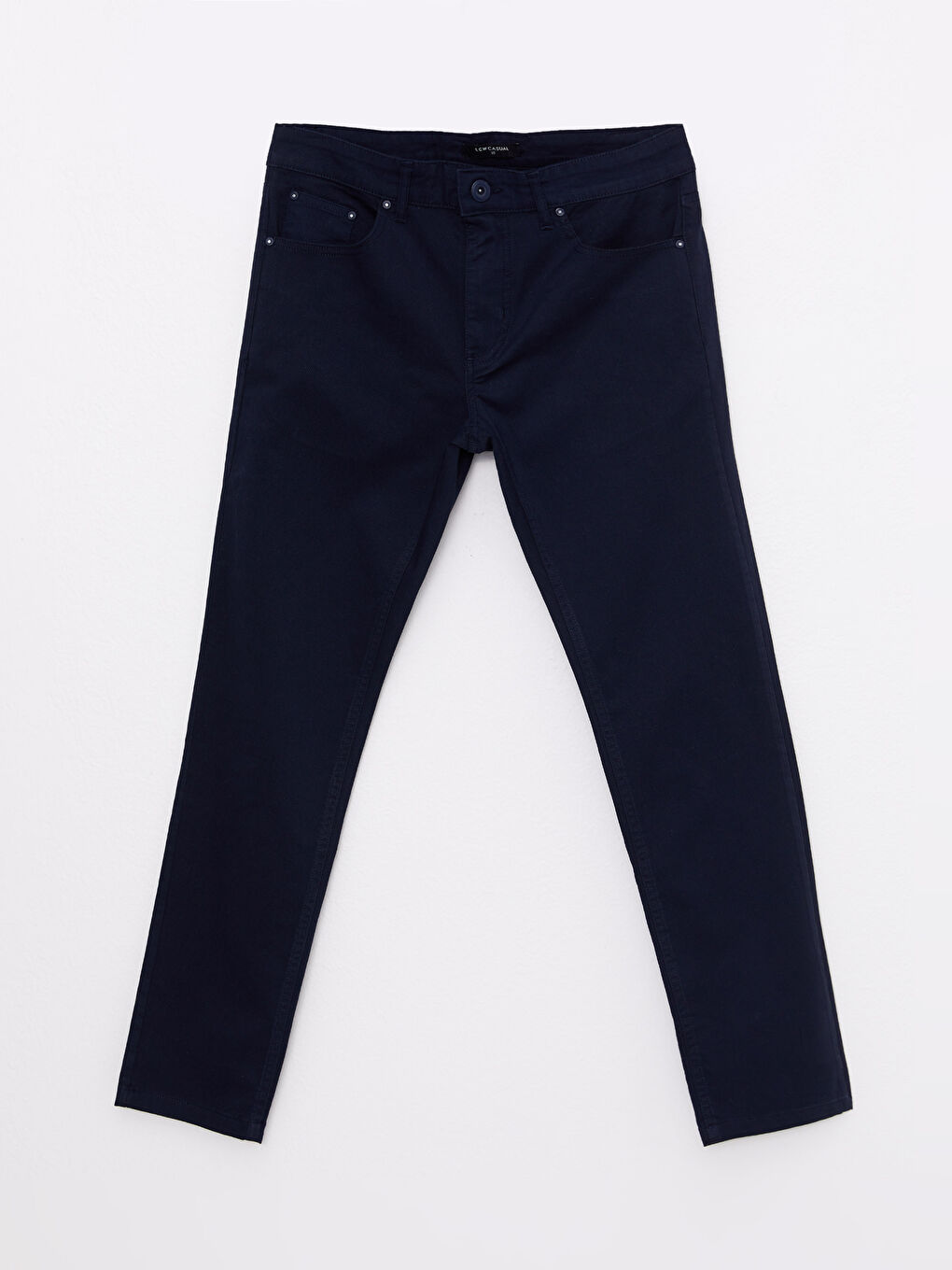 بنطلون رجالي بقصة رفيعة من قماش التويل-5