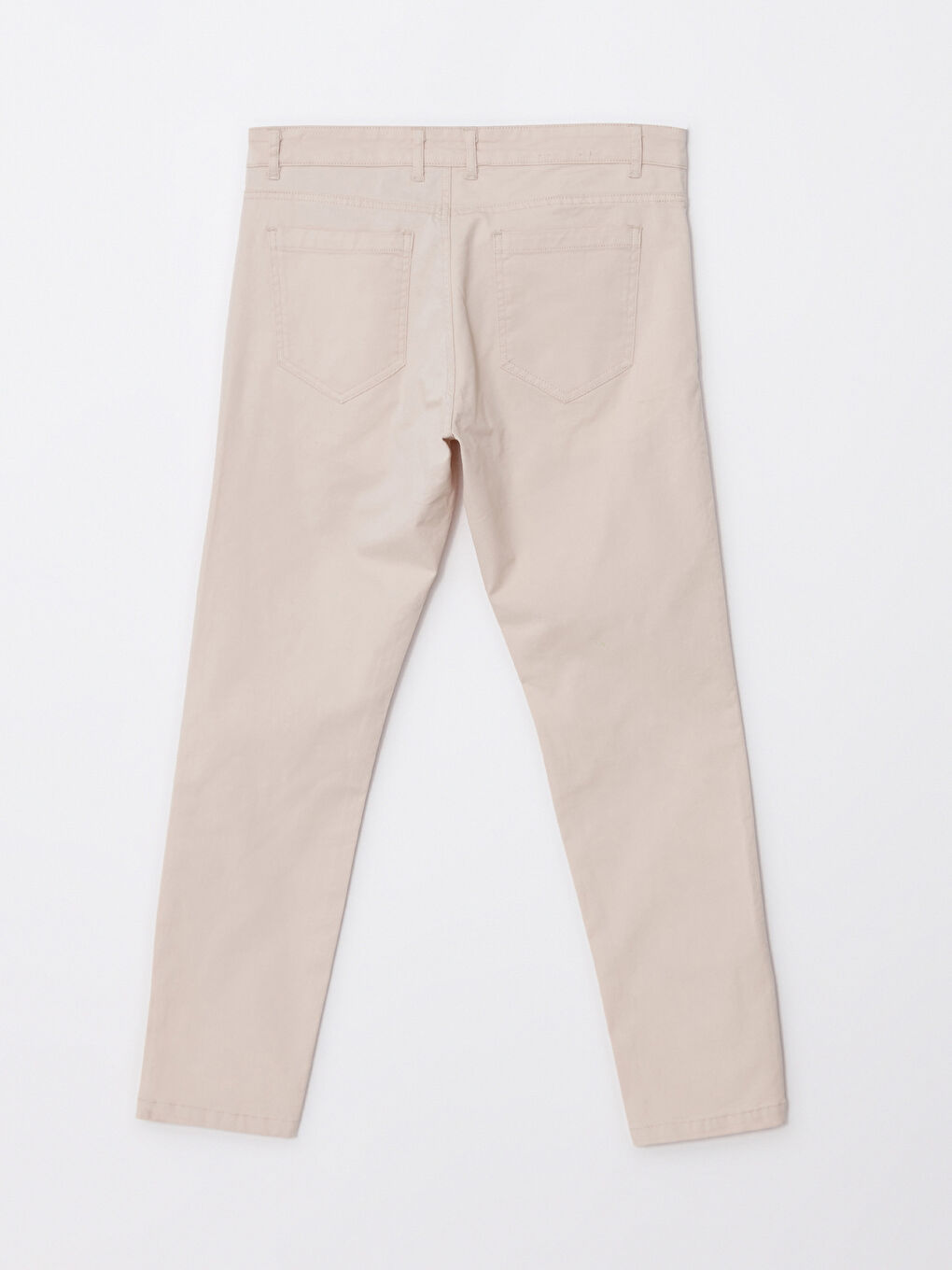 Bej Slim Fit Gabardin Erkek Pantolon-6