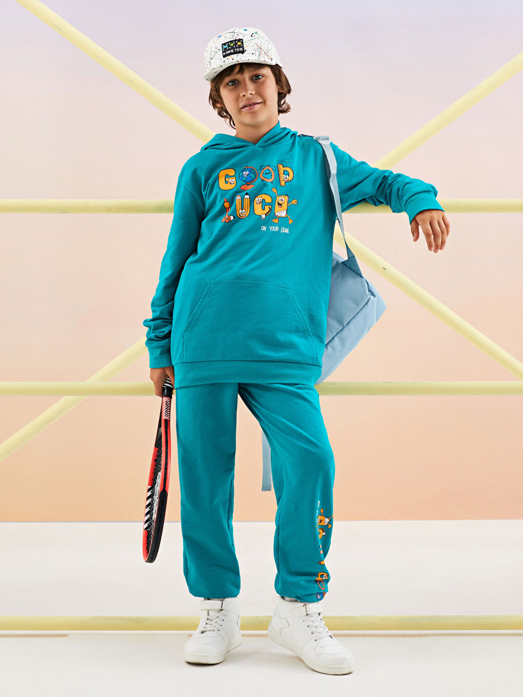 LCW Kids Sweatpants Coloring School Days -W23445Z4-H4S
