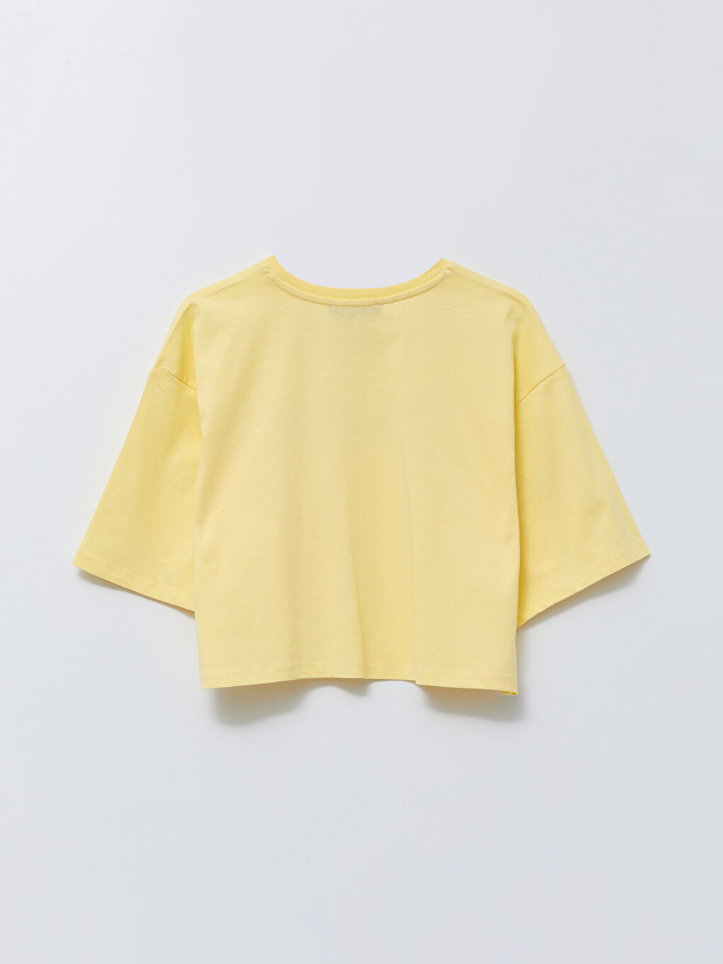 Žena ŽUTA Kratki top/krop top-1