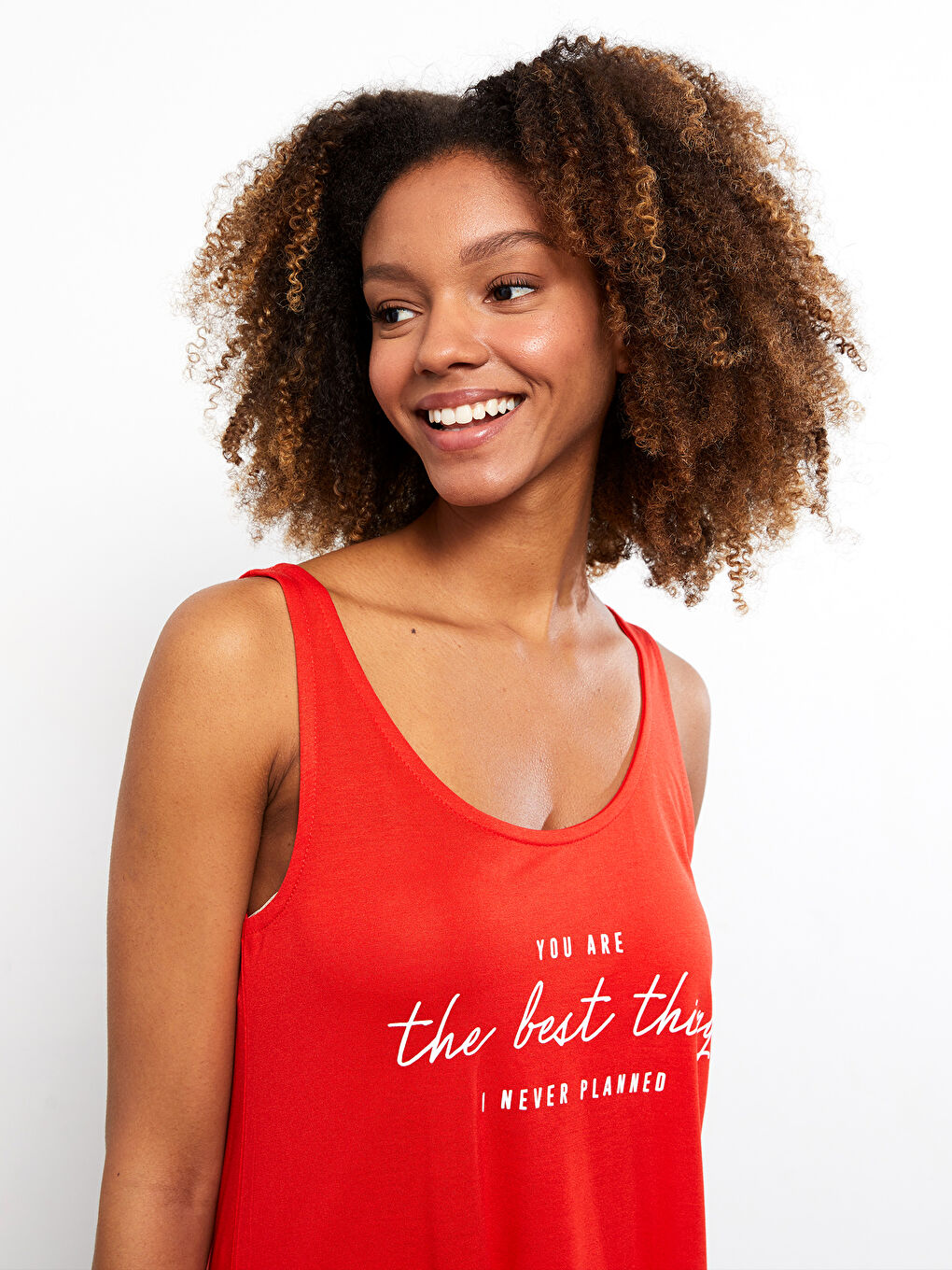 U Neck Printed Sleeveless Viscose Female Athlete -S2IU39Z8-R22