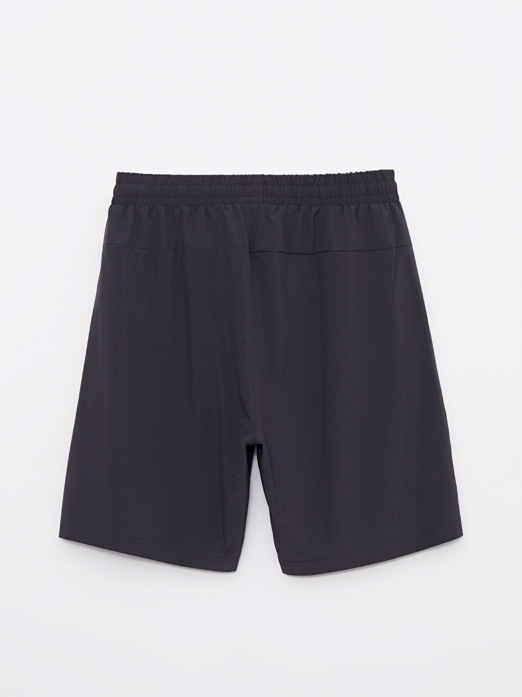 Gri Standart Kalıp Baskılı Erkek Spor Şort-2