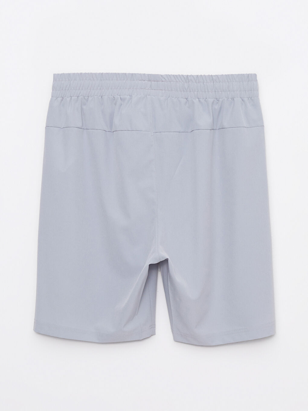 Gri Standart Kalıp Baskılı Erkek Spor Şort-2