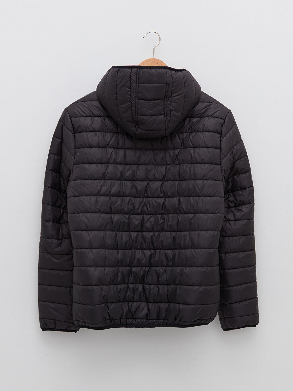 Standard Fit Hooded Men's Puffer Coat-6