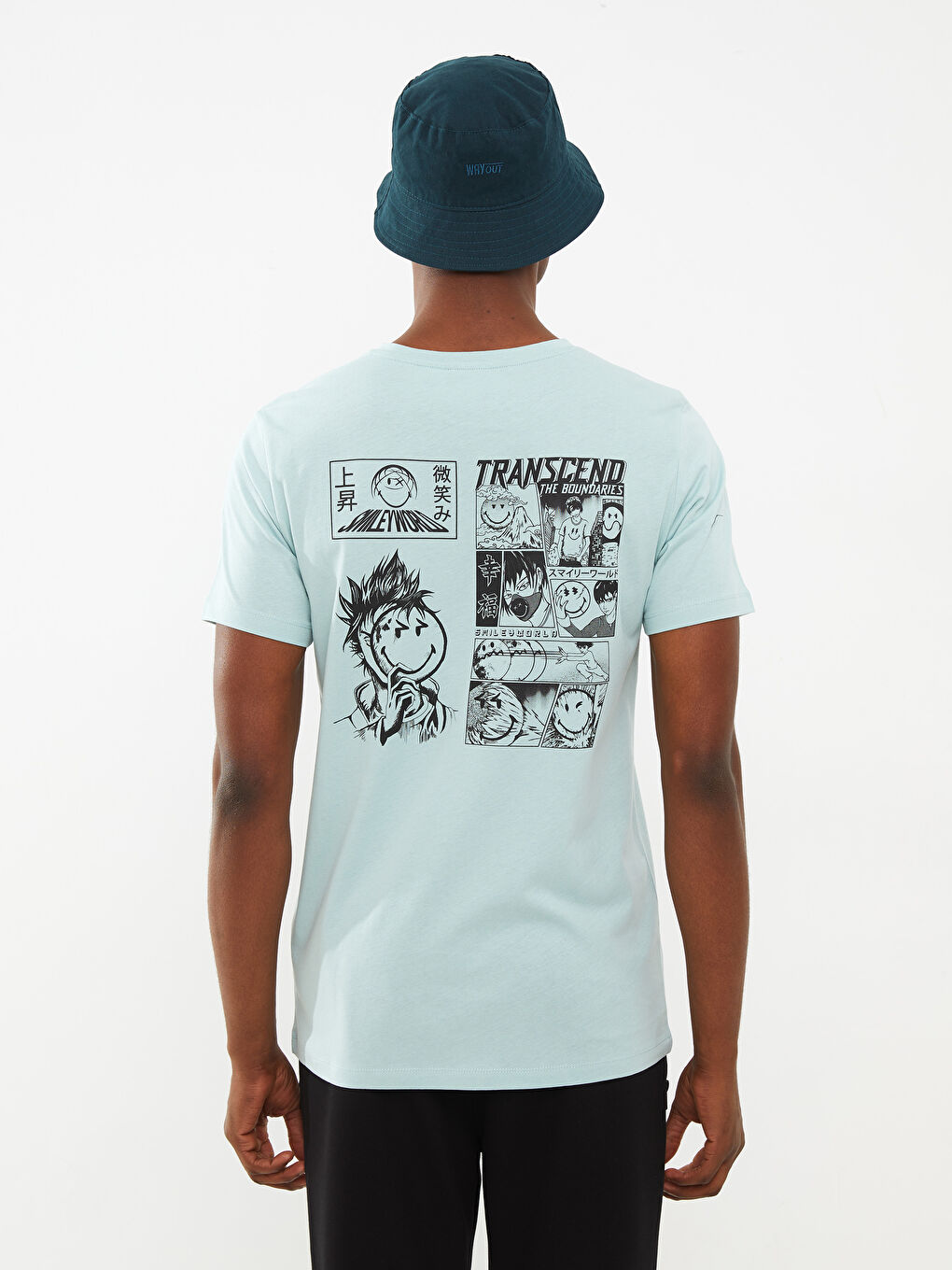 Футболка Мужская с Круглым Вырезом, Коротким Рукавом, С Принтом, Из Гребенного Хлопка-4