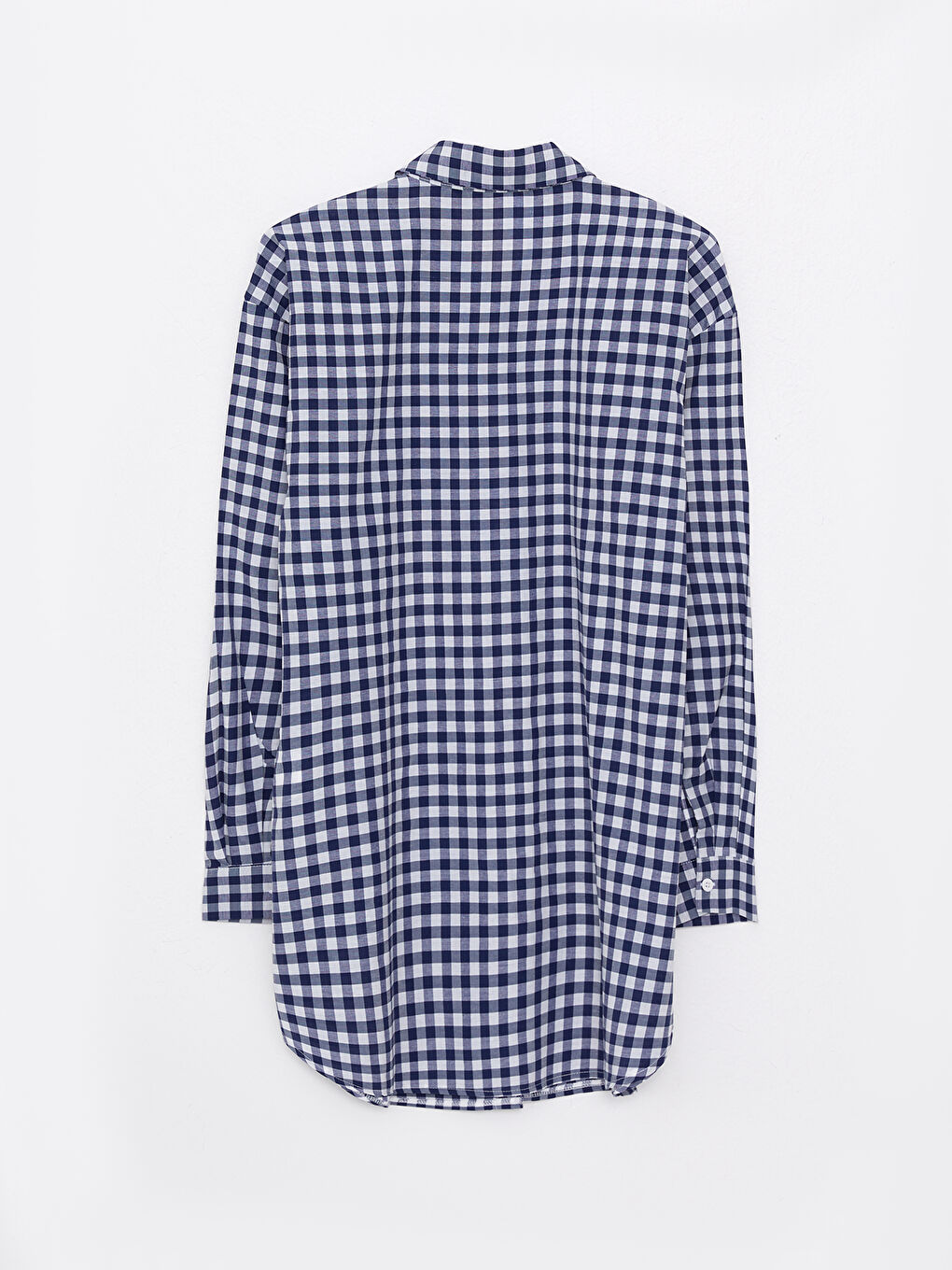 Plaid Long Sleeve Women's Shirt Tunic-5