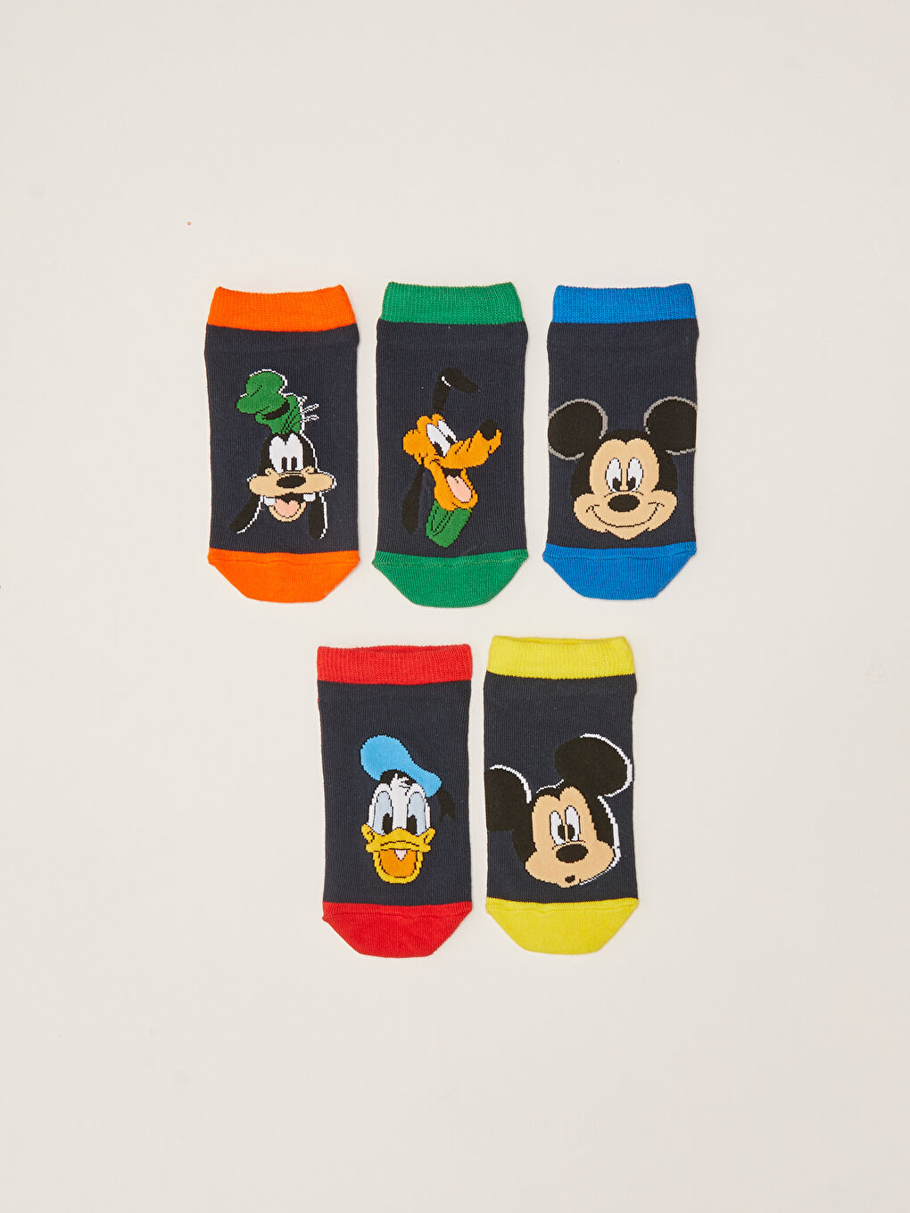 Disney Licensed Boy Booties Socks 5 Pack