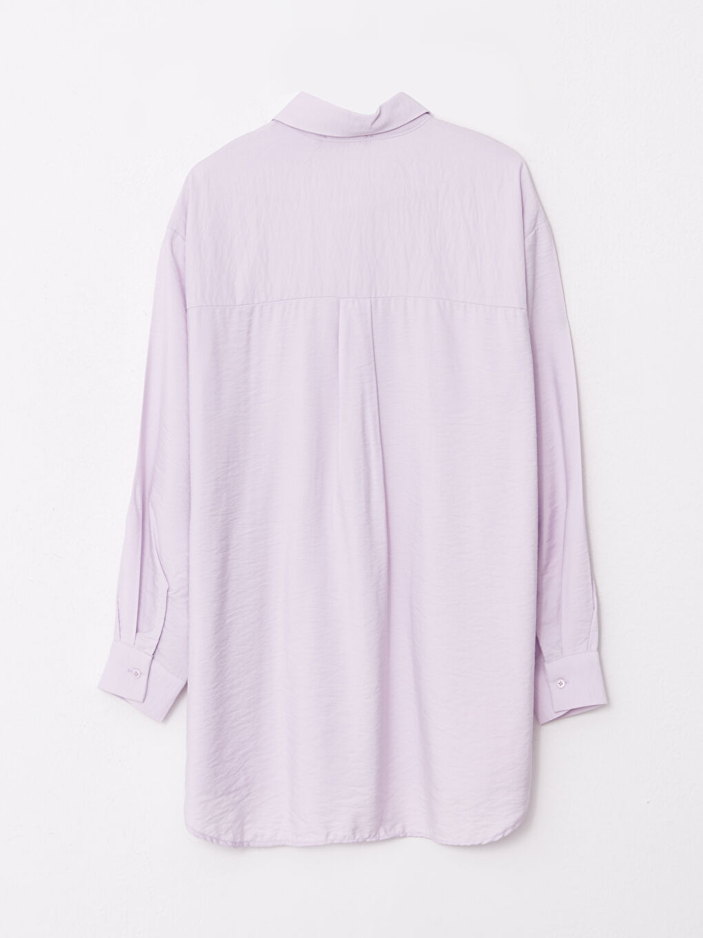 Түймелі стандартты ұзын жеңді жүктілік жейде-6