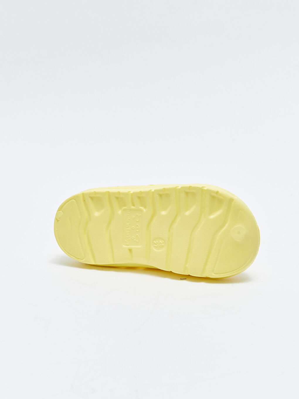 Sarı Önü Kapalı Patch Detaylı Kız Bebek Plaj Sandaleti-3