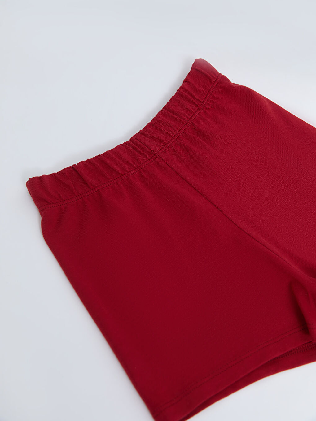 شورت أساسي بخصر مرن للبنات الرضع-2