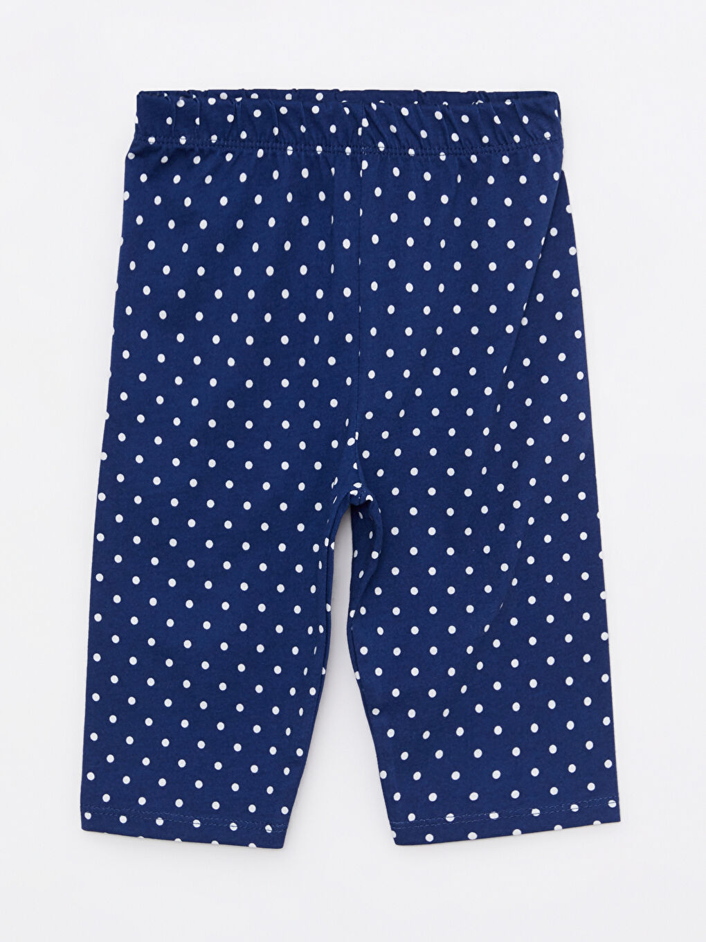 Ekru Bisiklet Yaka Kısa Kollu Minnie Mouse Baskılı Pamuklu Kız Bebek Pijama Takım-2