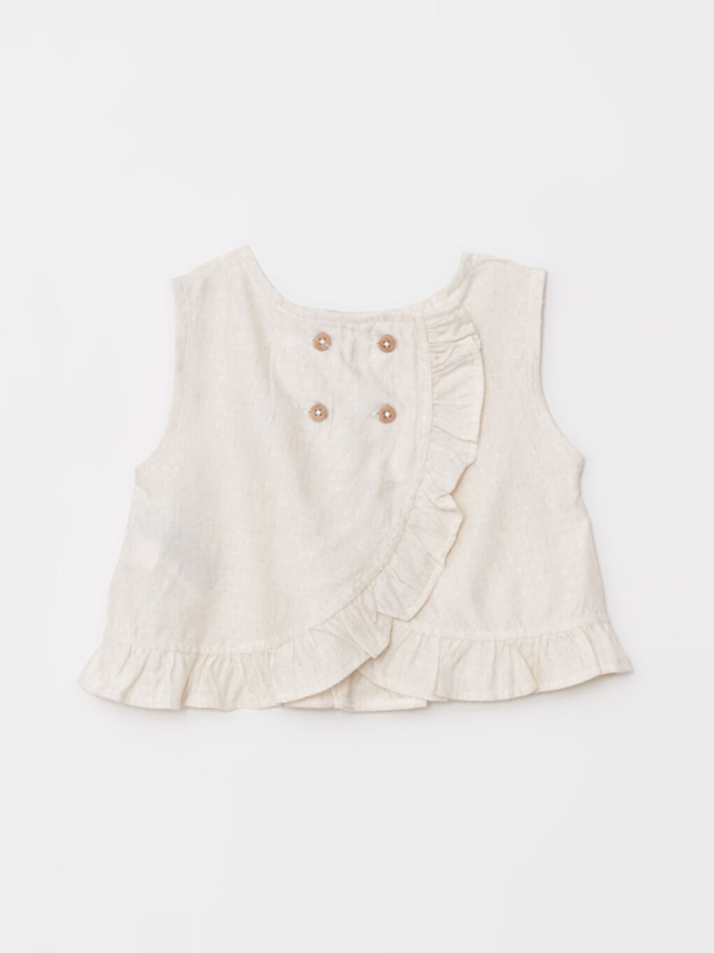 Crew Neck Basic Baby Girl Blouse and Shorts 2-Pack Set-2